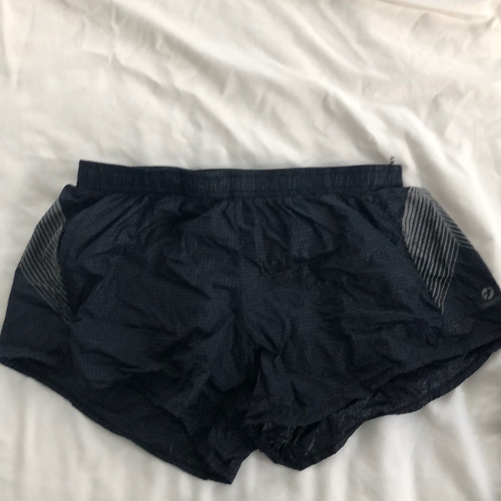 Oiselle Punch Hole Black Shorts sz 4 (2 pair)